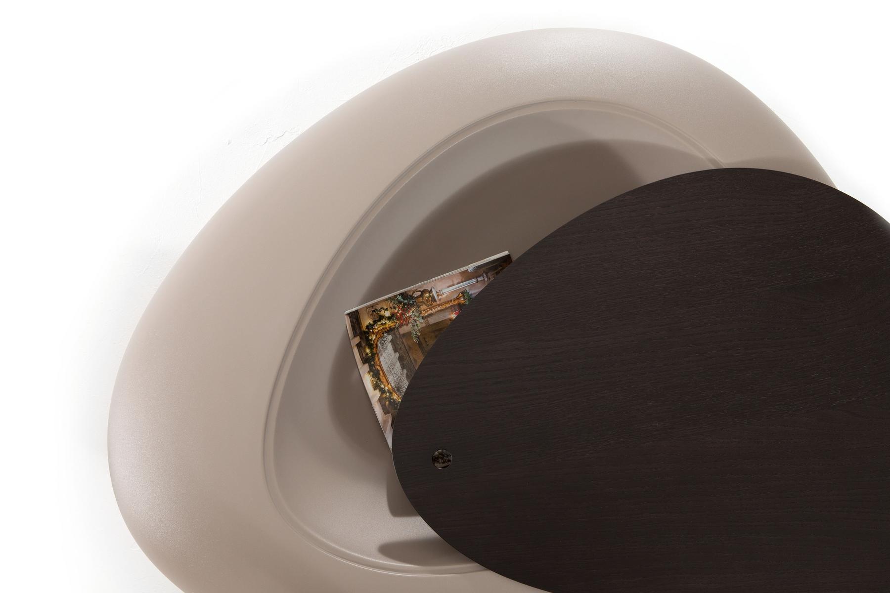 Polyethylene coffee table with storage space | Kos by Tonin Casa