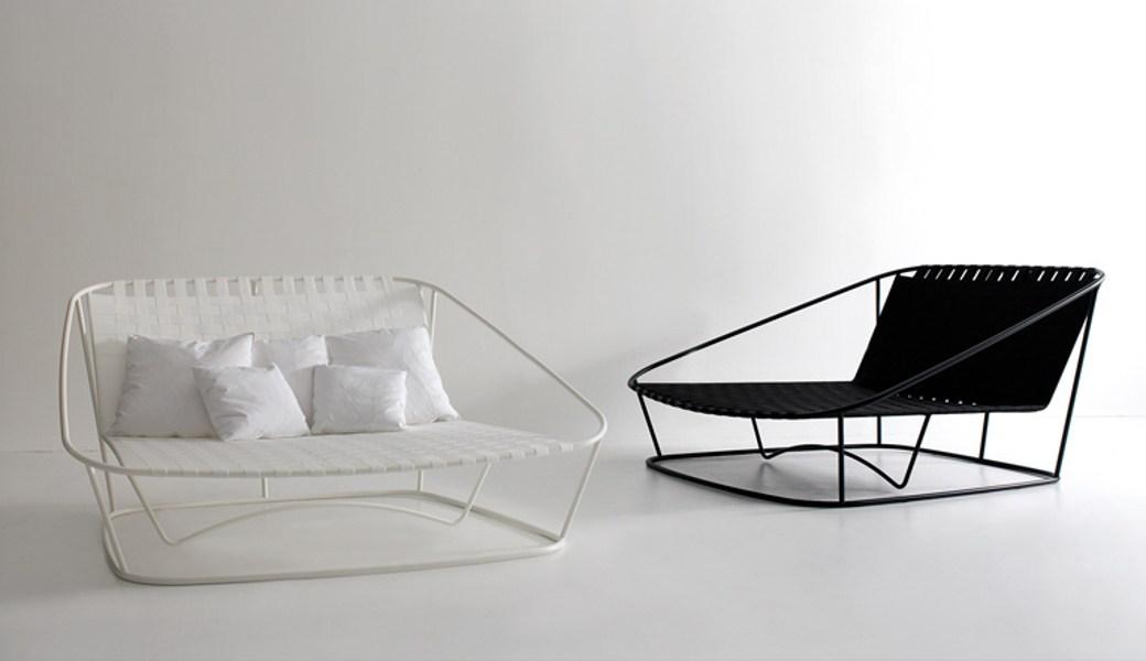 Steel and elastic strapes garden bed | Big by Arflex