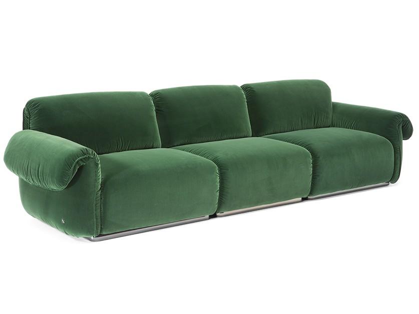 Velvet sofa | Icon by Natuzzi Italia