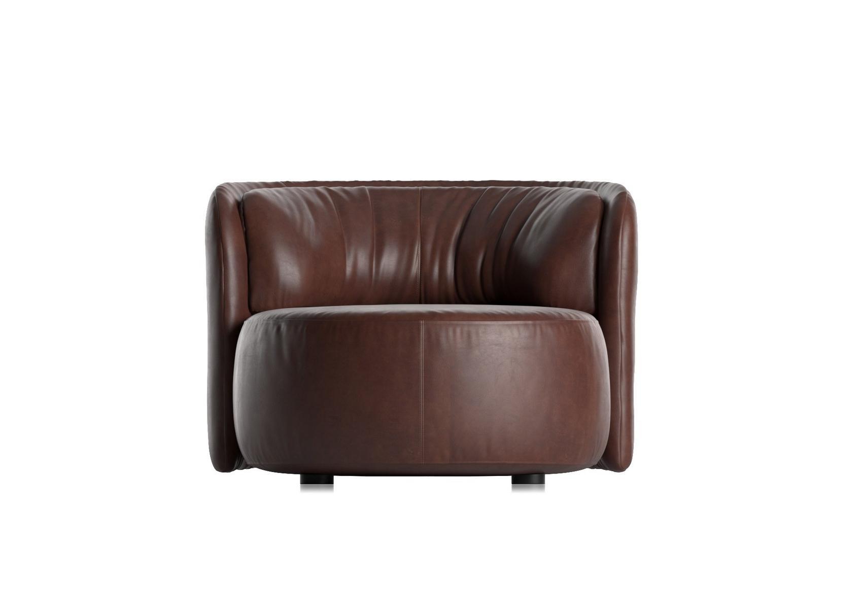Leather day bed | Deep by Natuzzi Italia