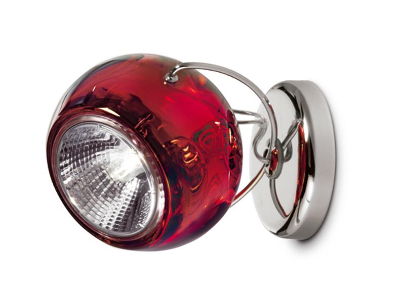 Adjustable crystal spotlight | Beluga Colour by Fabbian