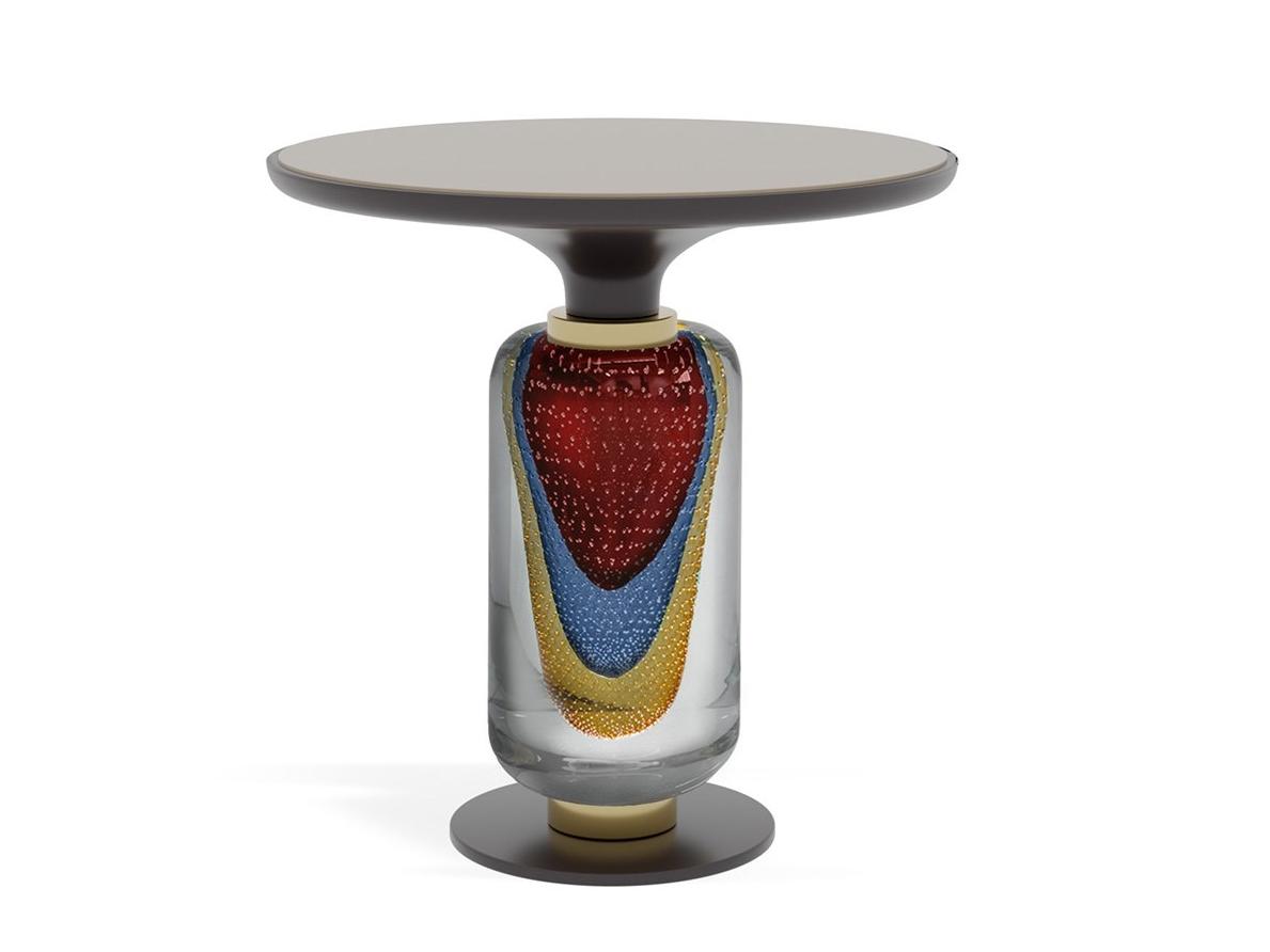Round Murano glass coffee table | Pr.300 by Stella del Mobile