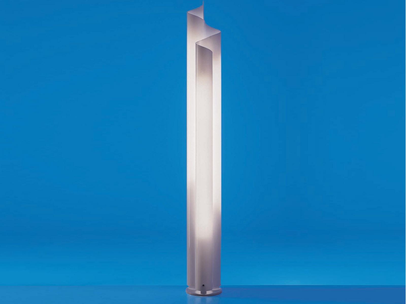 Fluorescent methacrylate floor lamp | Chimera by Artemide