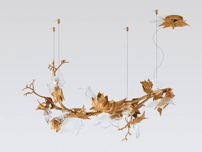 LED Murano glass pendant lamp | Folio Ct3409/12 by Serip