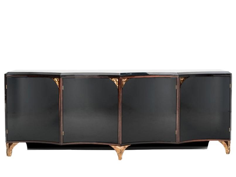 Wood veneer sideboard with doors | Ermes by Mantellassi 1926