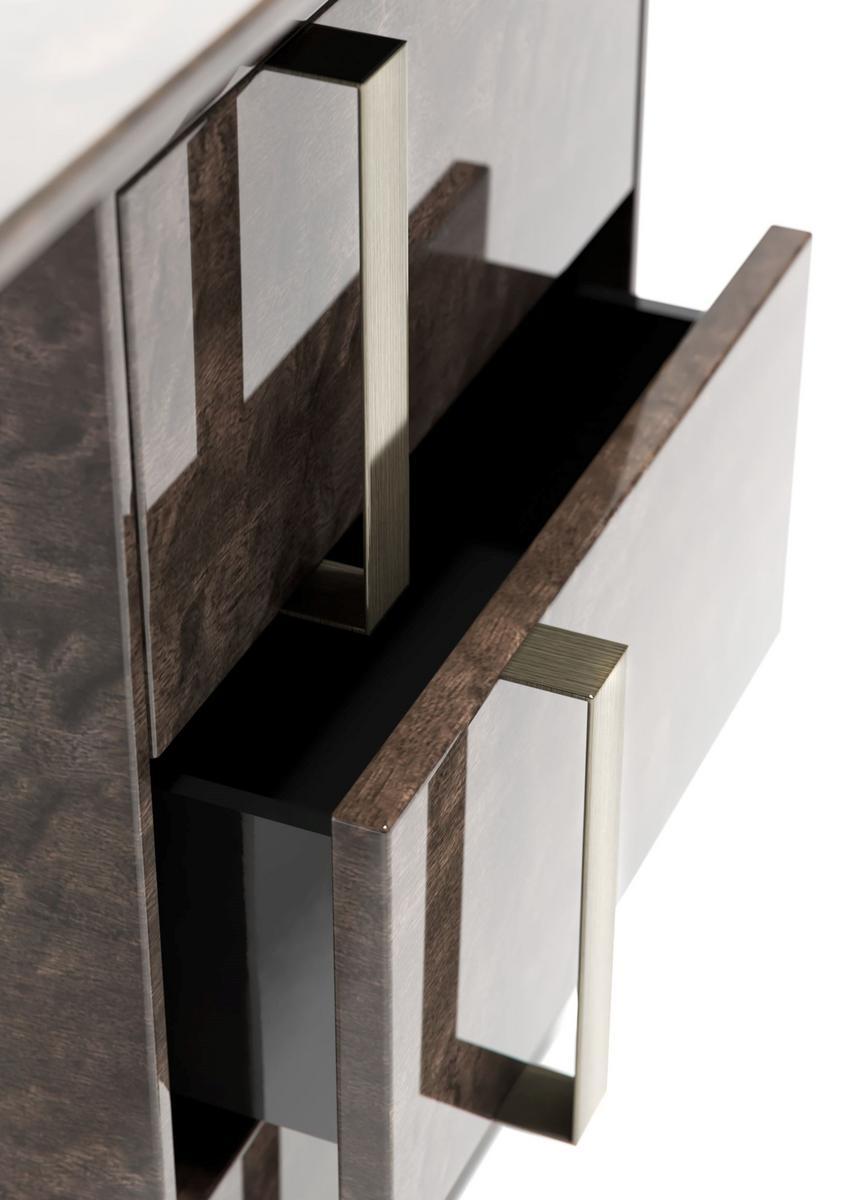 Rectangular wooden writing desk with drawers | Lincoln L by Capital Collection