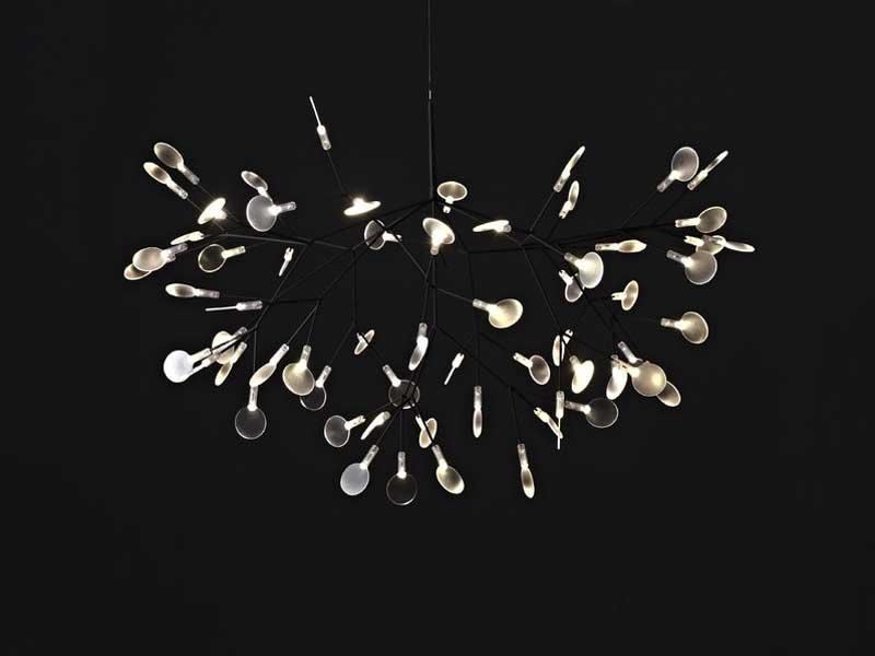 Adjustable metal pendant lamp | Heracleum by Moooi