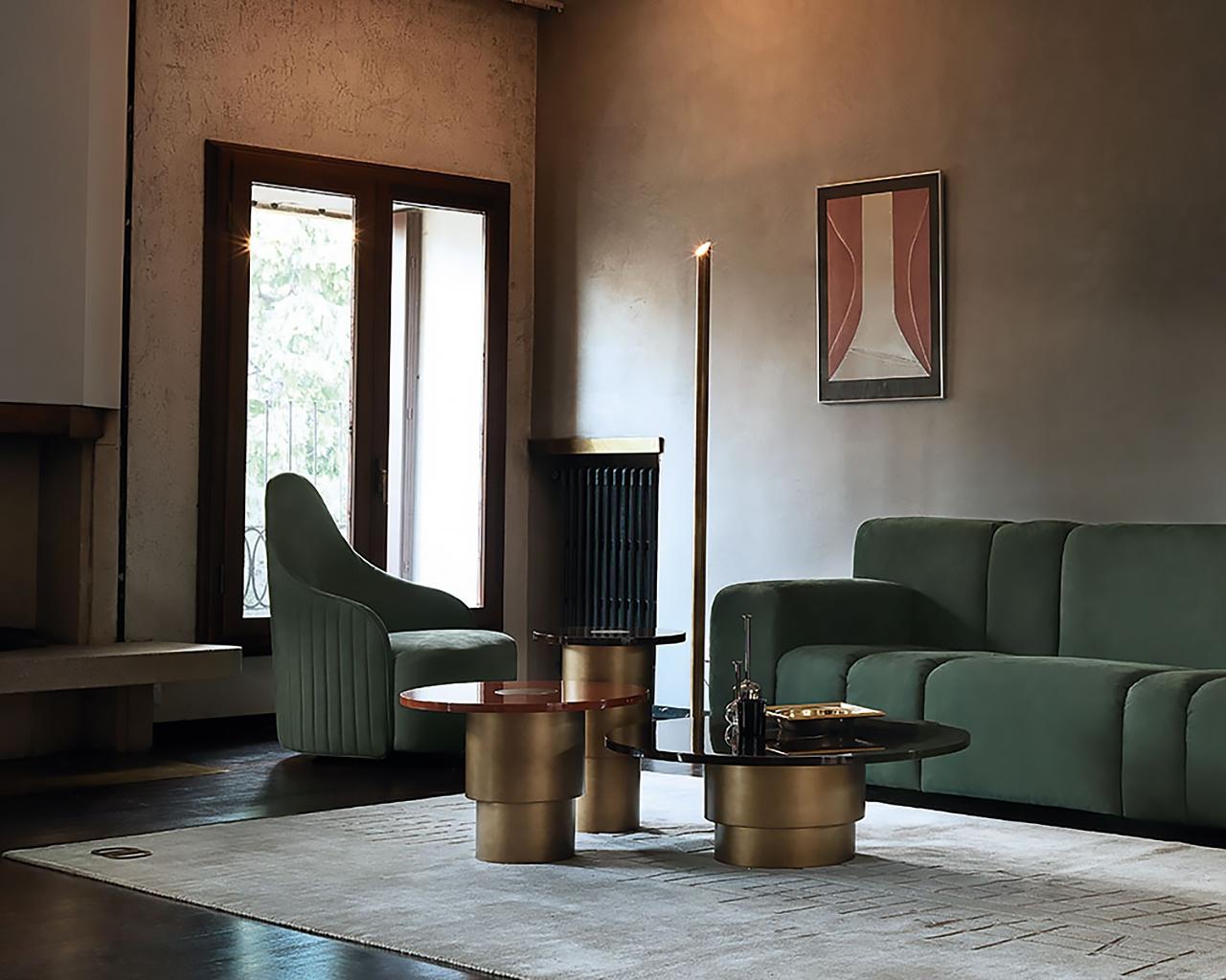 Round wood coffee table | Rondò by Daytona