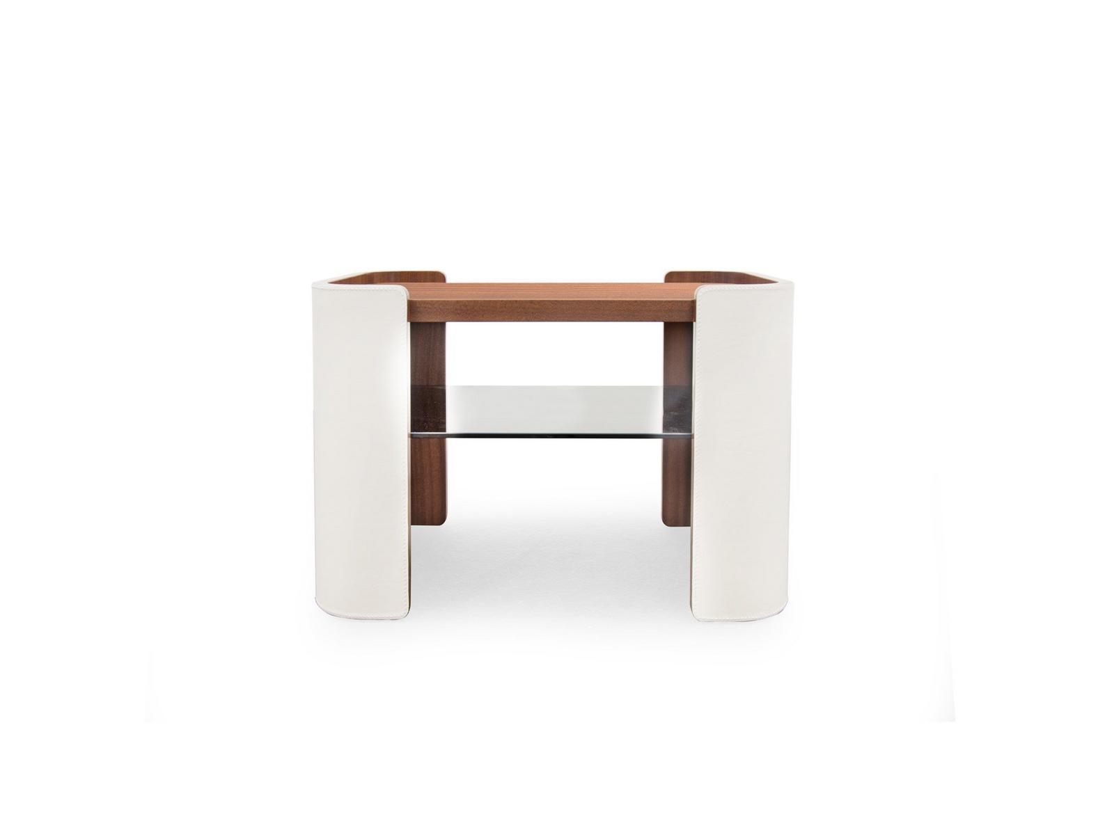 Leather bedside table | Downtown by Formitalia
