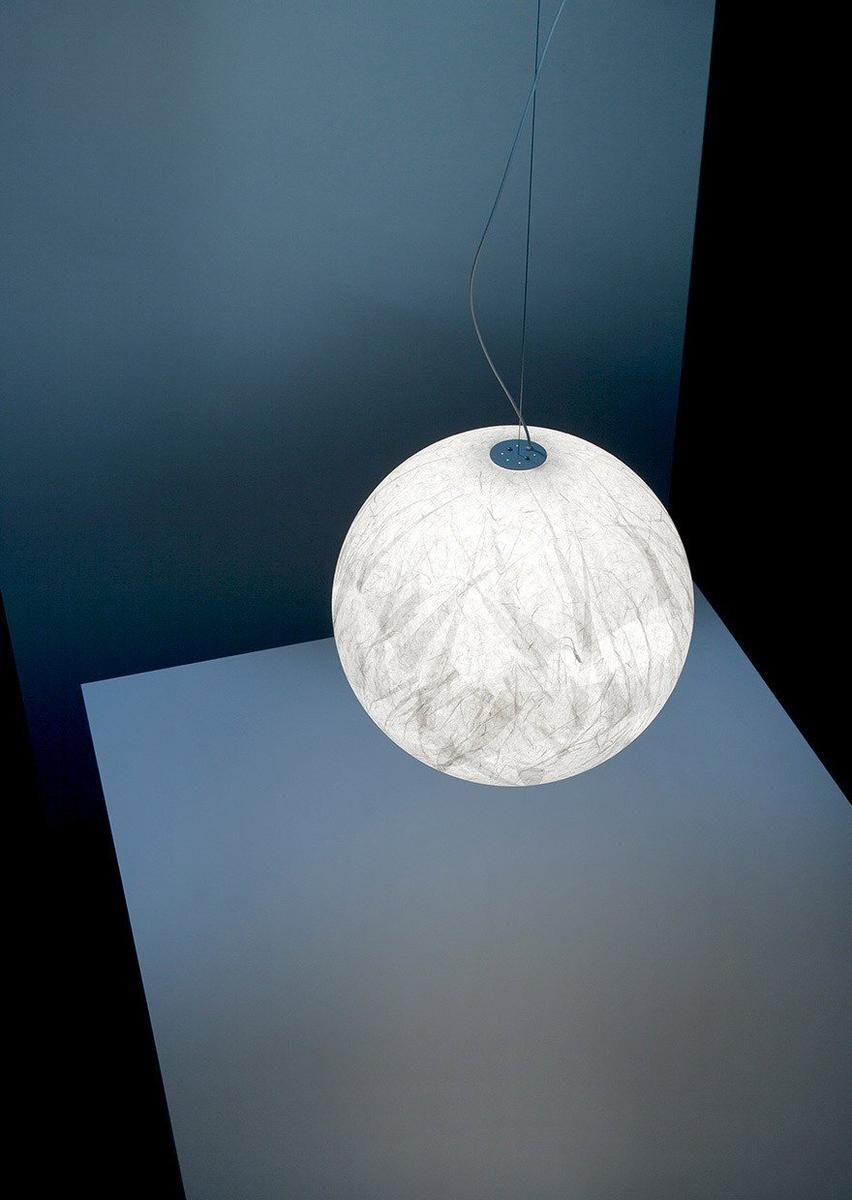 Japanese paper pendant lamp | Moon by Davide Groppi