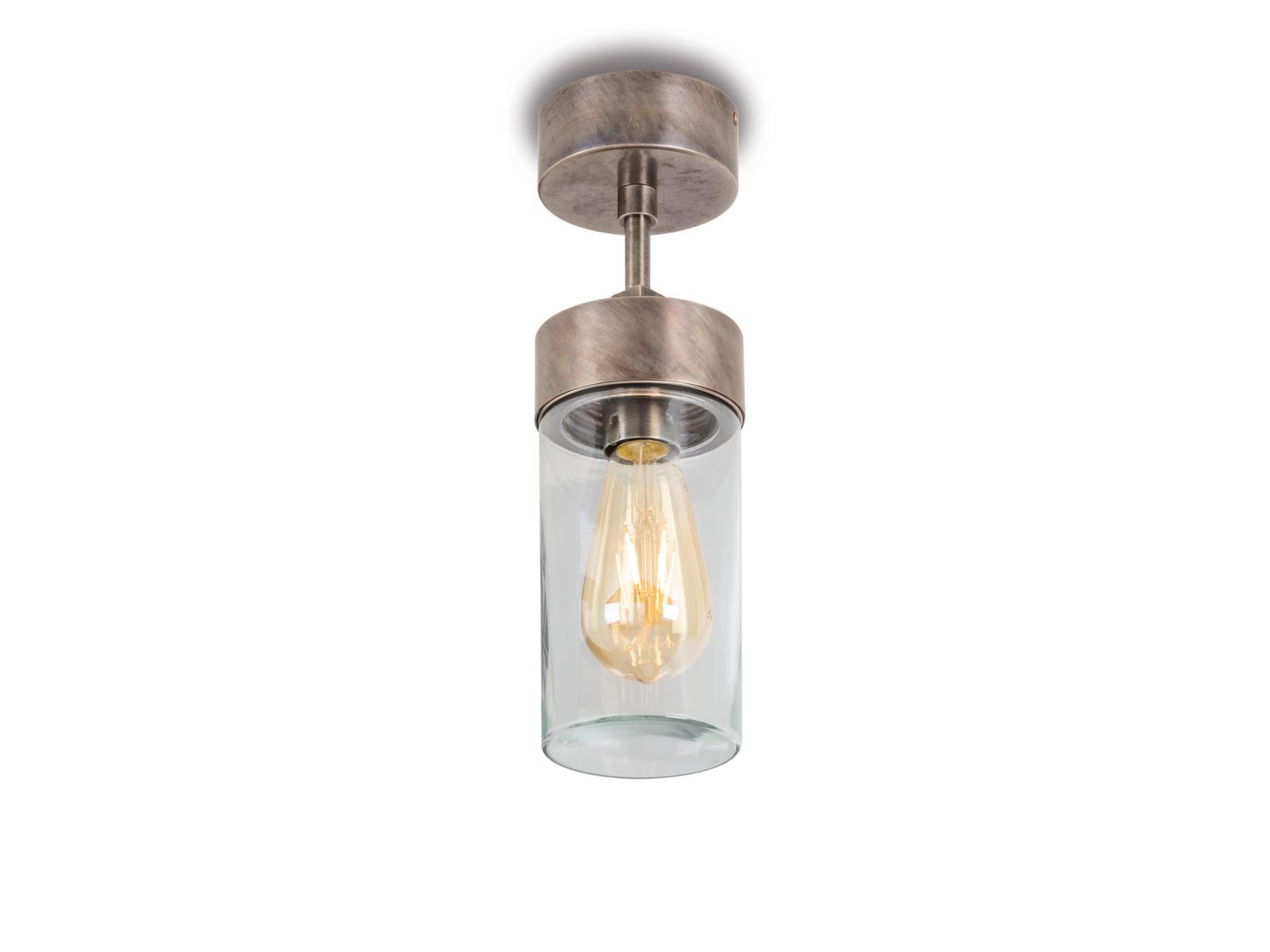 LED brass outdoor pendant lamp | Silindar by Moretti