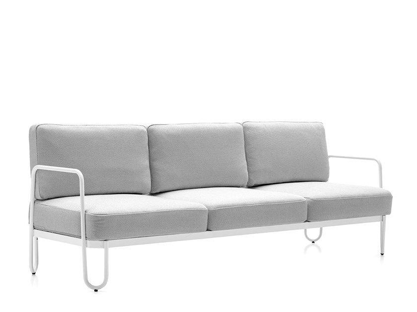 3 seater Sunbrella® garden sofa | Stulle by Connubia