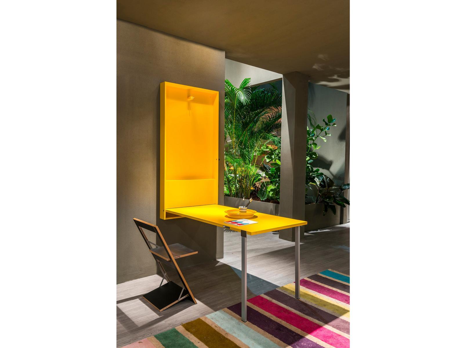 Drop-leaf rectangular table | Wally by CLEI