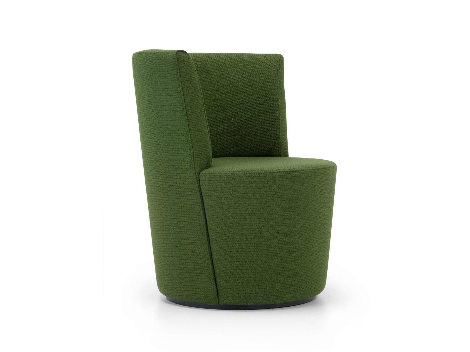 Upholstered fabric lobby chair | Ronda by Domingo salotti