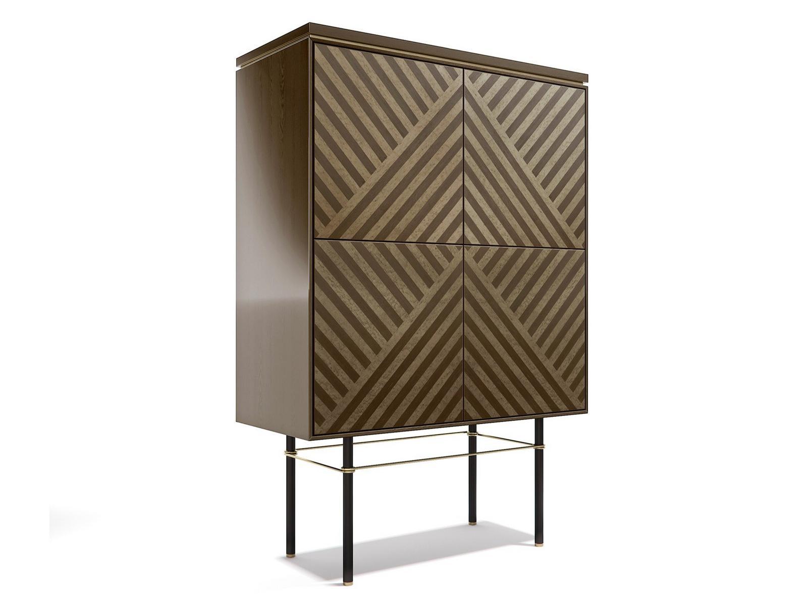 Wooden highboard with doors | Zefiro by Capital Collection