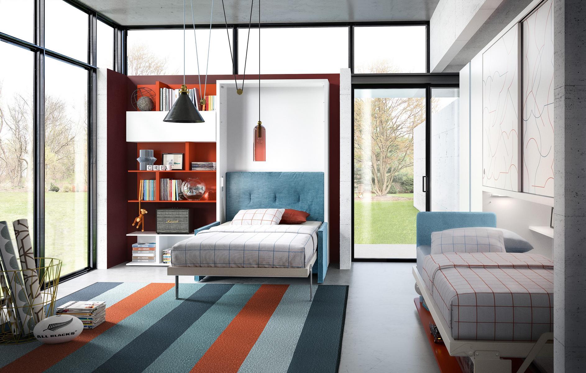 Convertible 2 seater fabric sofa | Altea 120 Sofa by CLEI