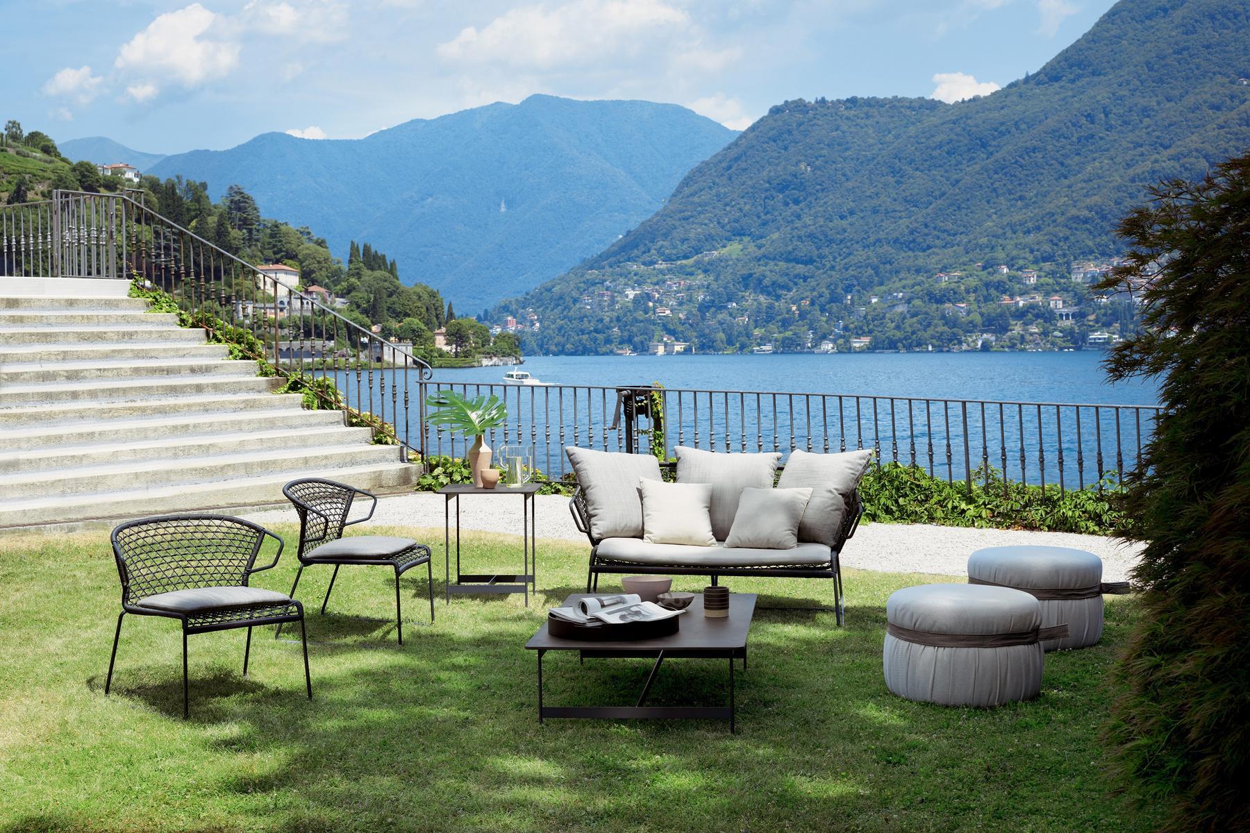 Garden armchair with armrests | Vela by Potocco