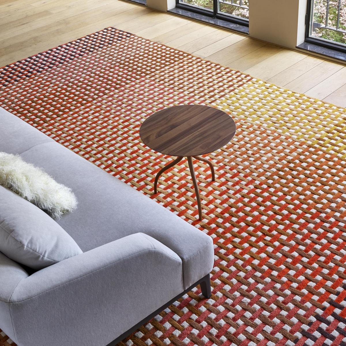 Handmade rectangular wool rug | Entrelacs by Ligne Roset