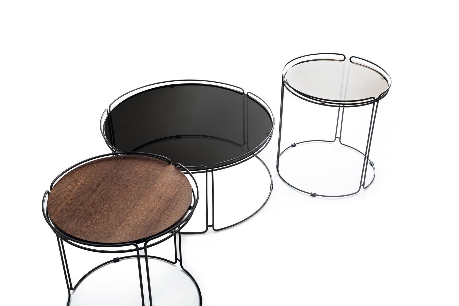 Round metal coffee table | Monolith by Ditre Italia