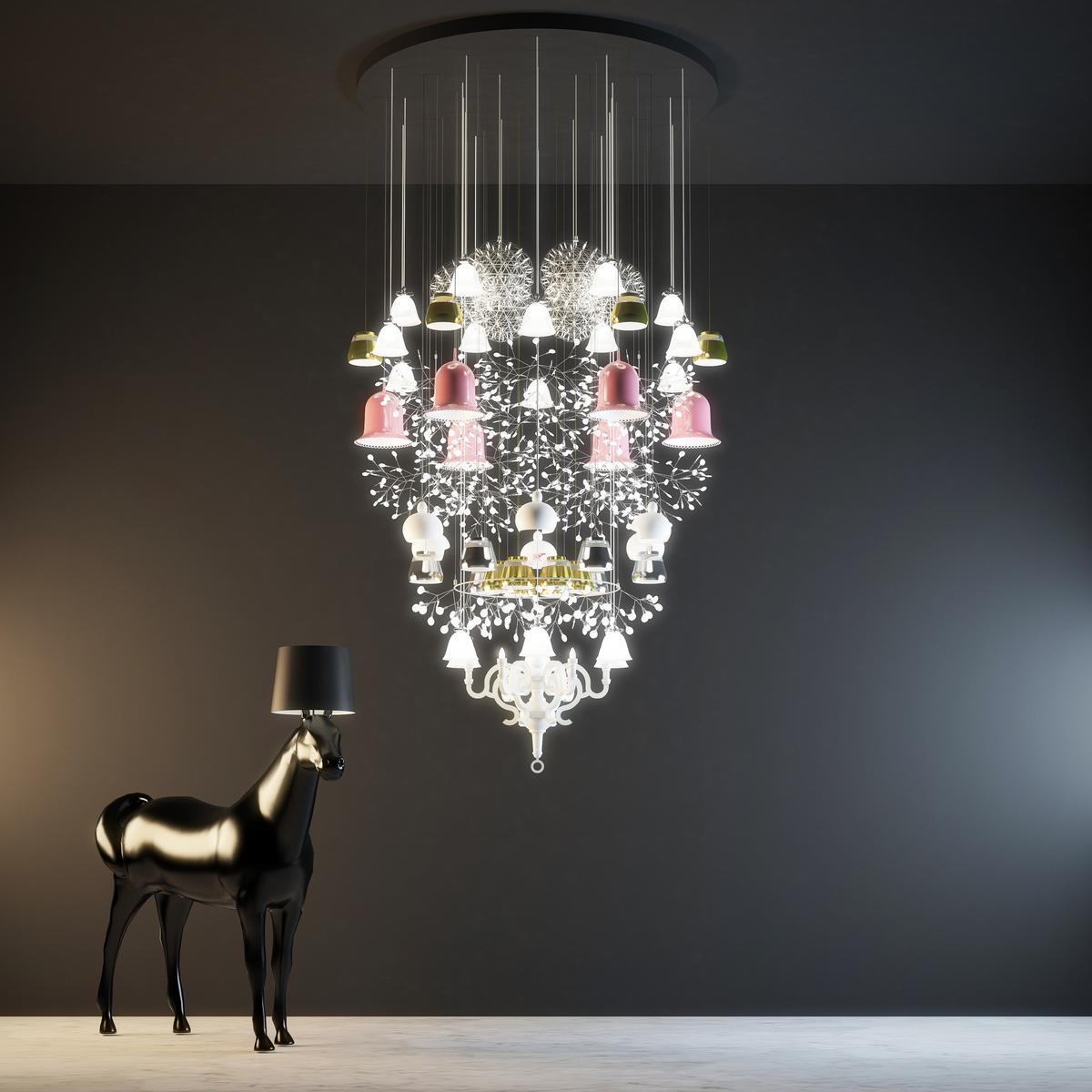 Direct light chandelier | Mega Chandelier by Moooi