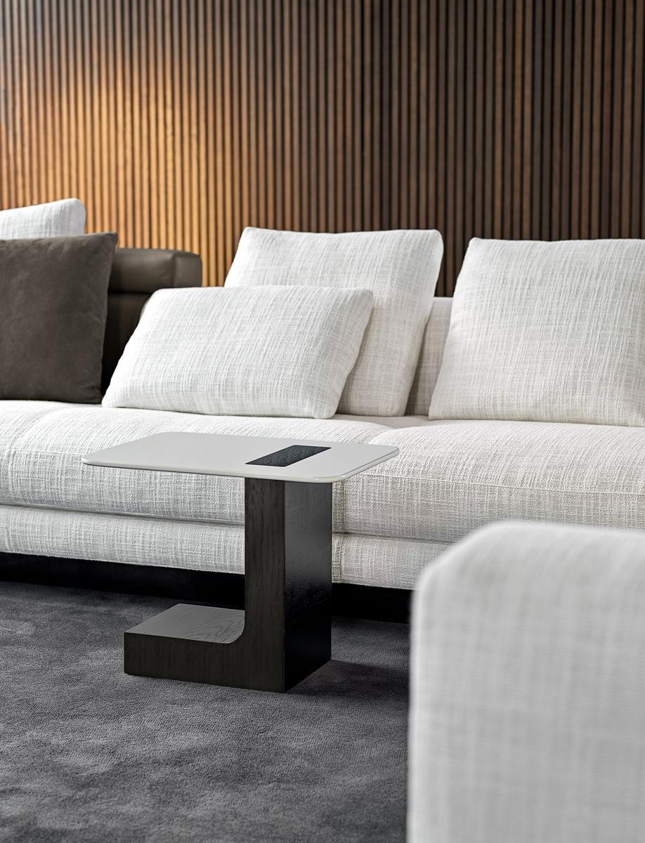 Rectangular wooden coffee table | Block by Minotti