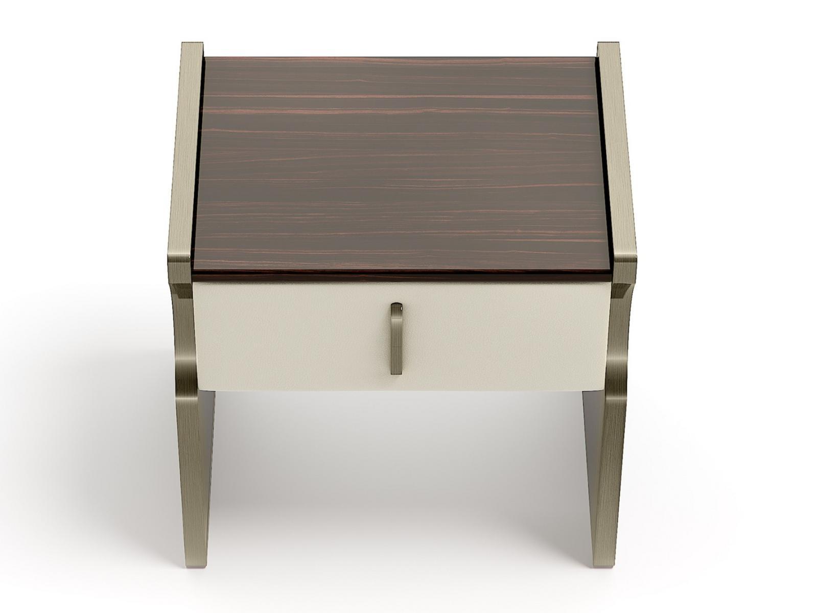 Rectangular wooden bedside table with drawers | Trilogy by Capital Collection