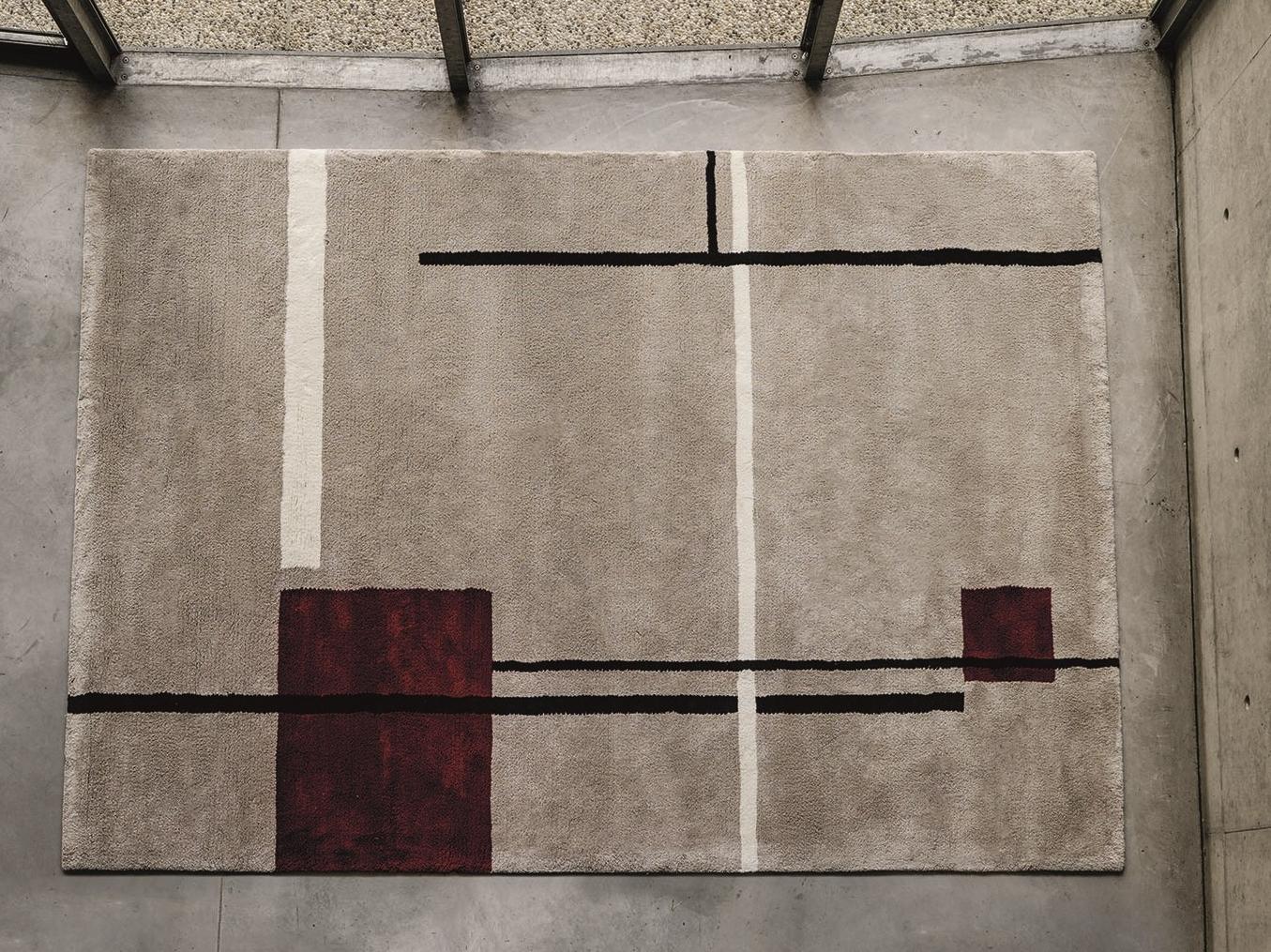 Rectangular wool rug | Syon by Desiree