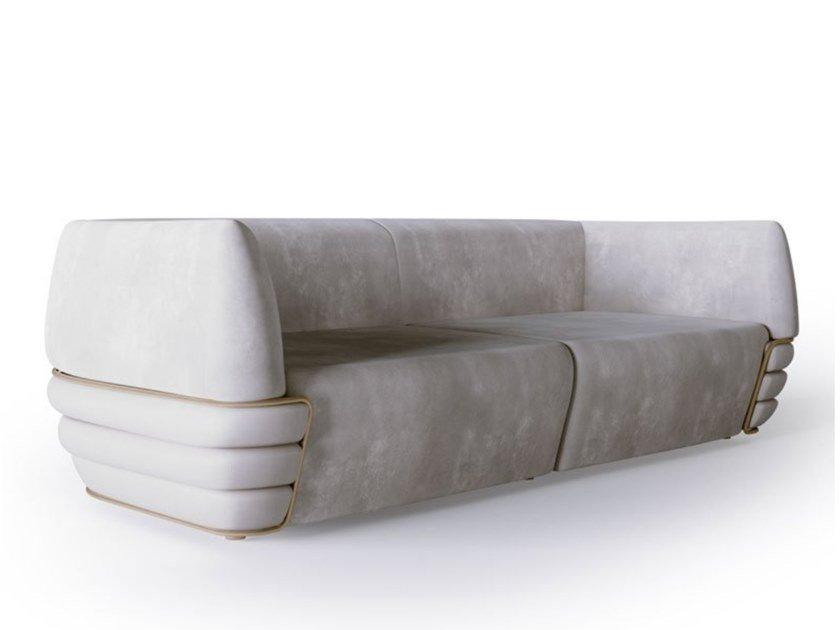 3 seater nabuk sofa | Splendor 3p by Carpanese home