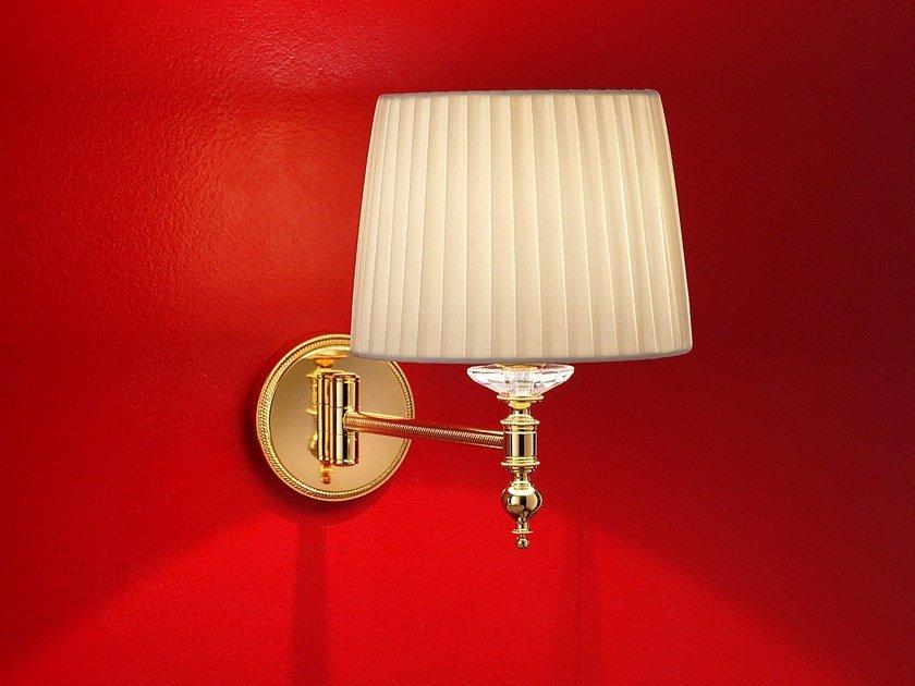 Incandescent brass wall lamp | Brass & Spots Ve 1090 by Masiero