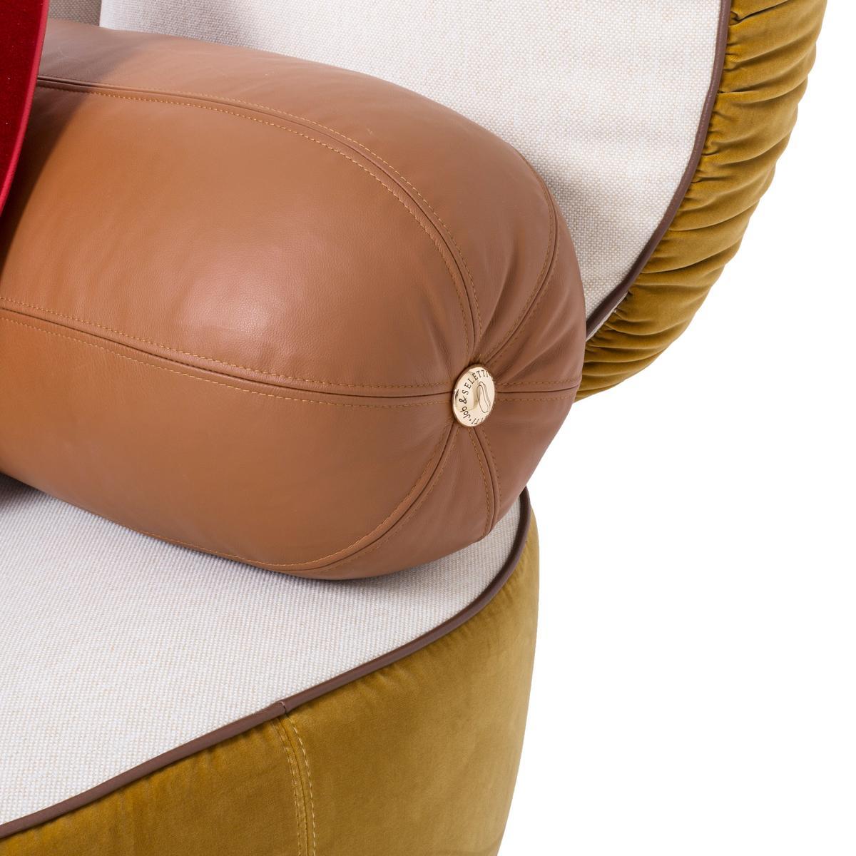 Fabric small sofa | Hot Dog Sofa by Seletti