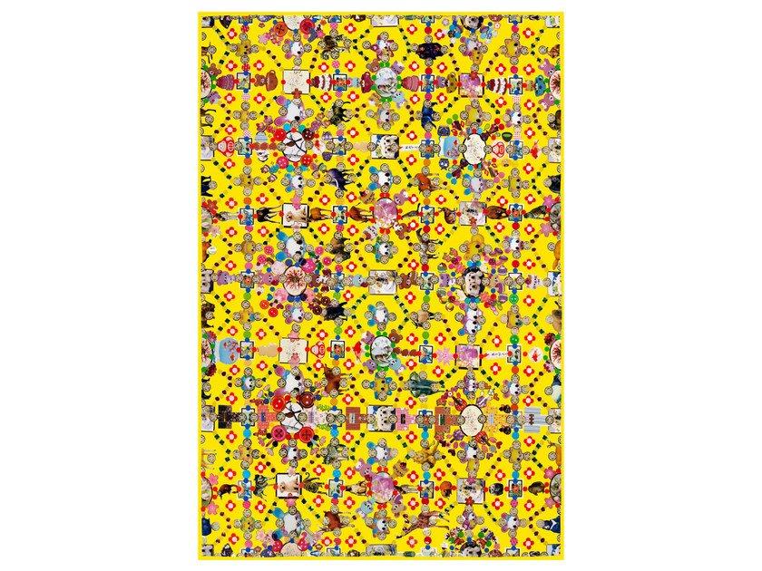Patterned rectangular rug | Obsession Yellow by Moooi