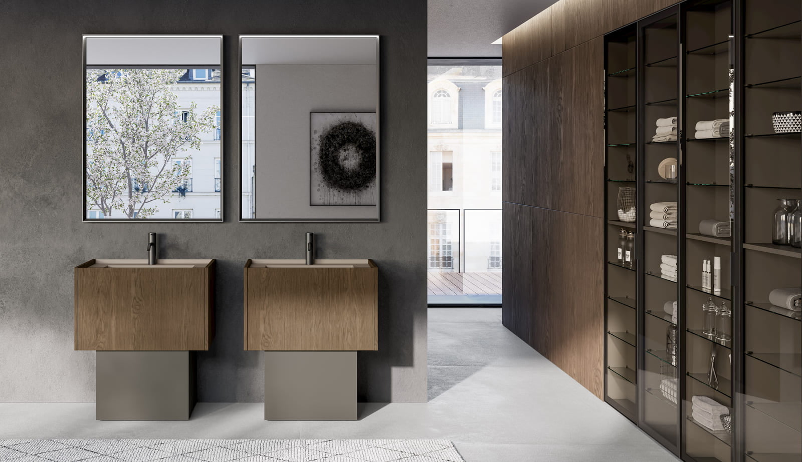 Veneer bathroom | Major by Birex