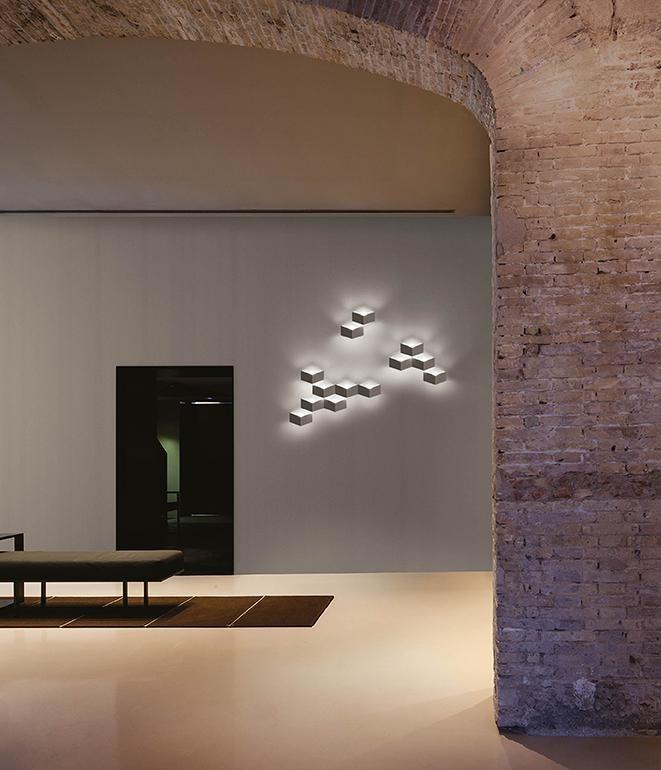 LED aluminium wall light | Fold Surface by Vibia