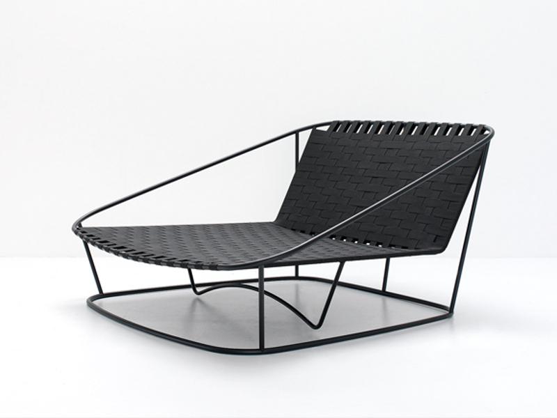 Steel and elastic strapes garden bed | Big by Arflex