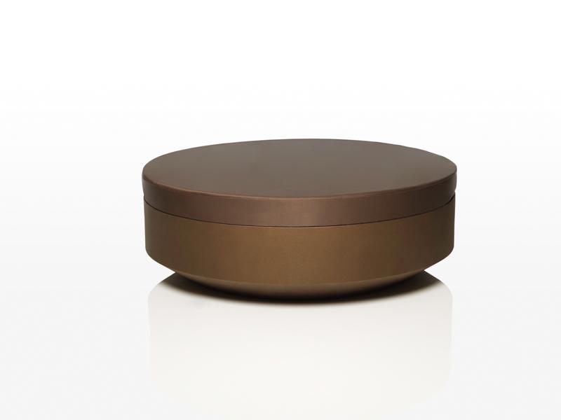 Round polyethylene garden side table | Vela by Vondom