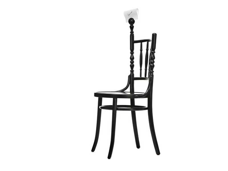 High-back wooden chair | Extension Chair by Moooi