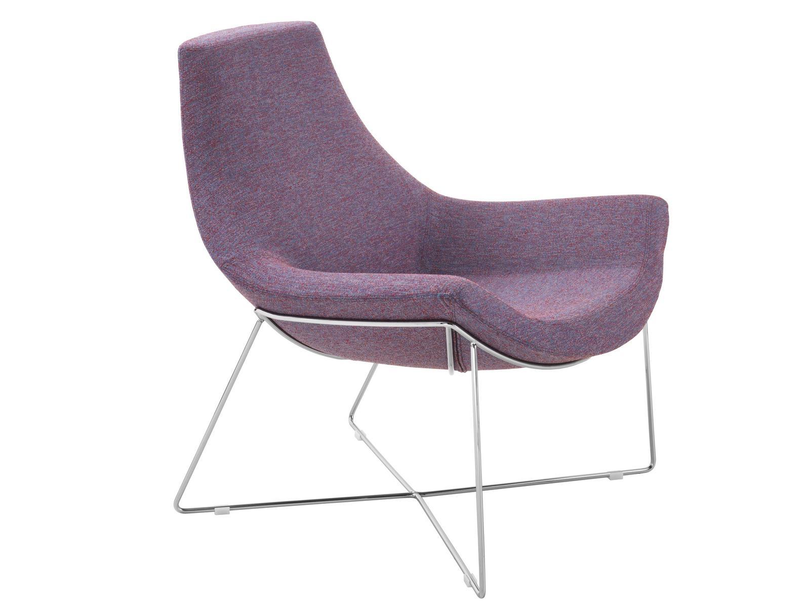 Fabric armchair | York by Riflessi
