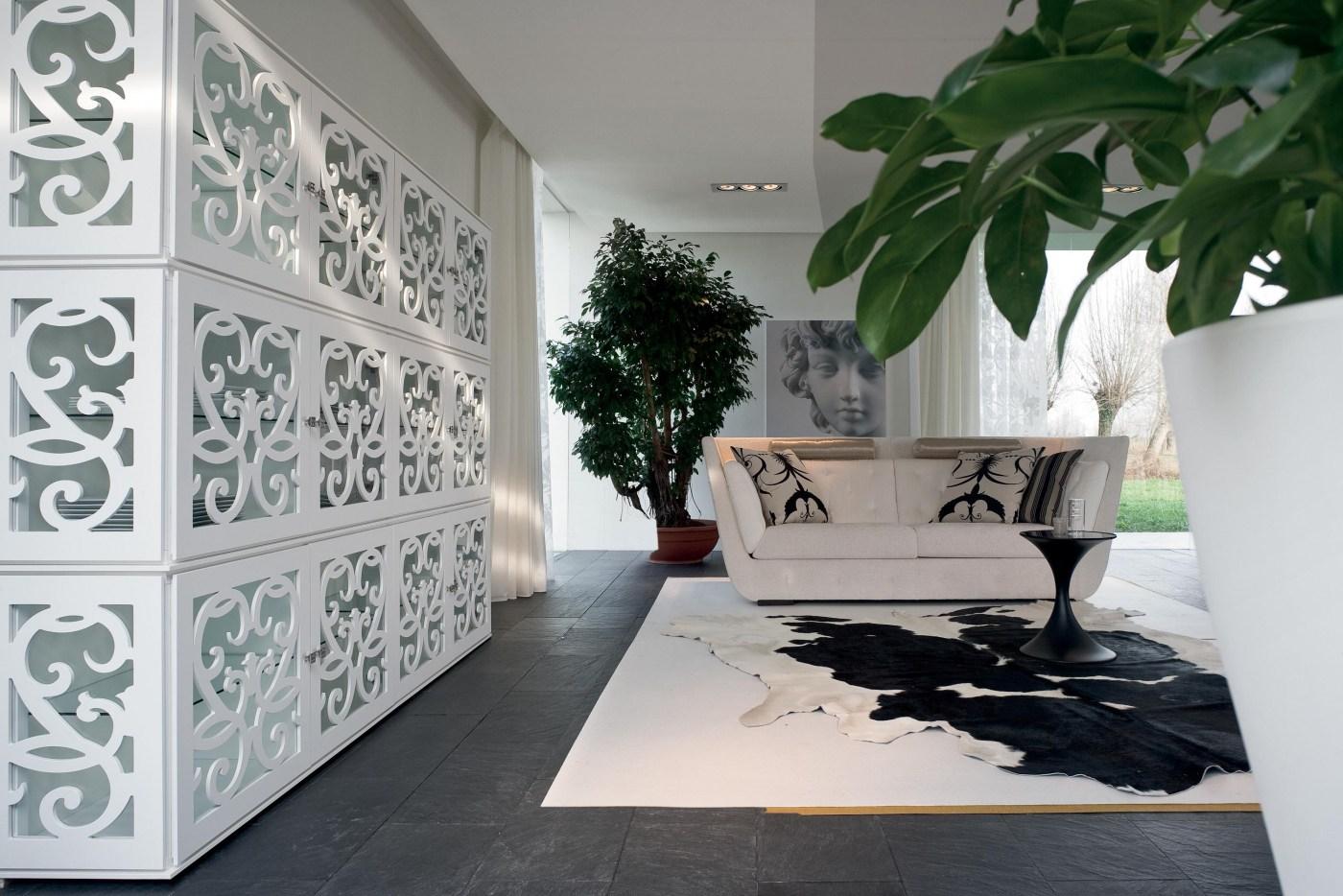 Wood and glass highboard | Paris by Tonin Casa