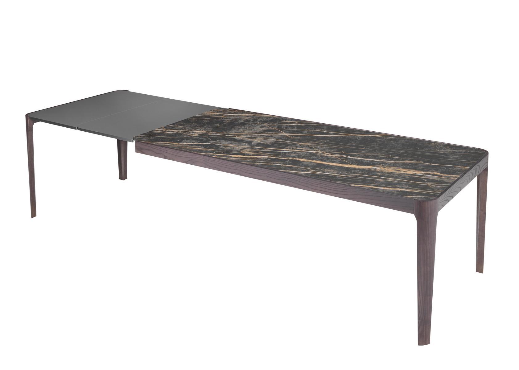 Extending rectangular ceramic table | Cross by Riflessi