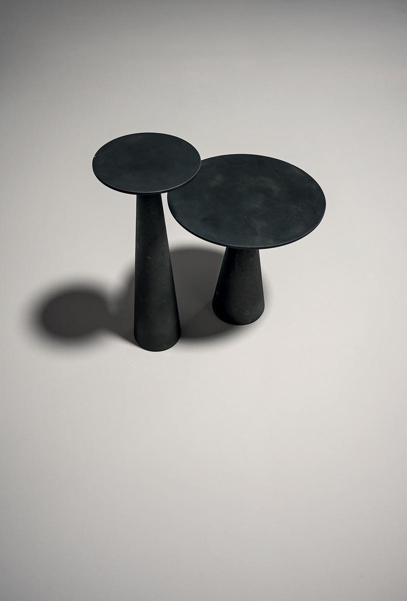 Round high side table | Jove by Baxter