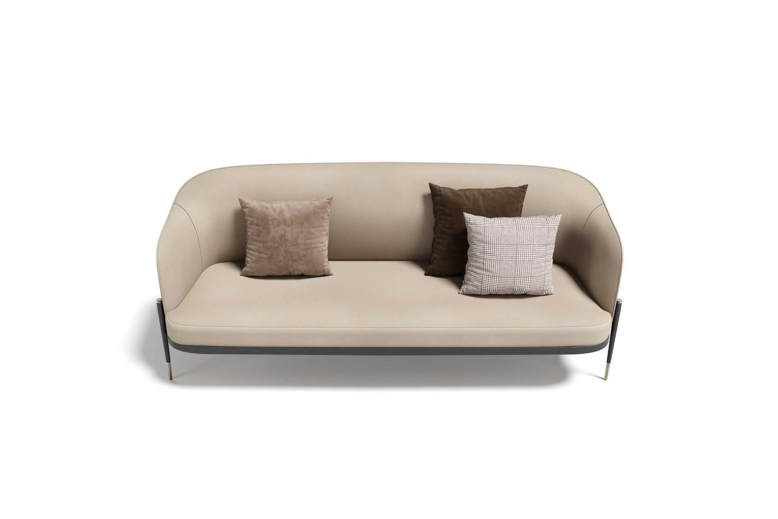 3 seater leather sofa | Oxford 3p by Capital Collection