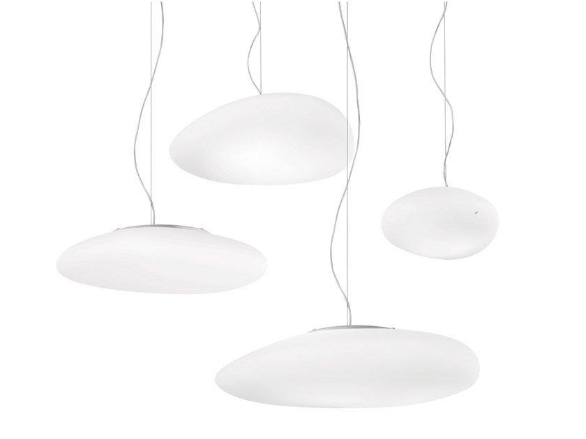 Blown glass pendant lamp | Neochic Sp by Vistosi