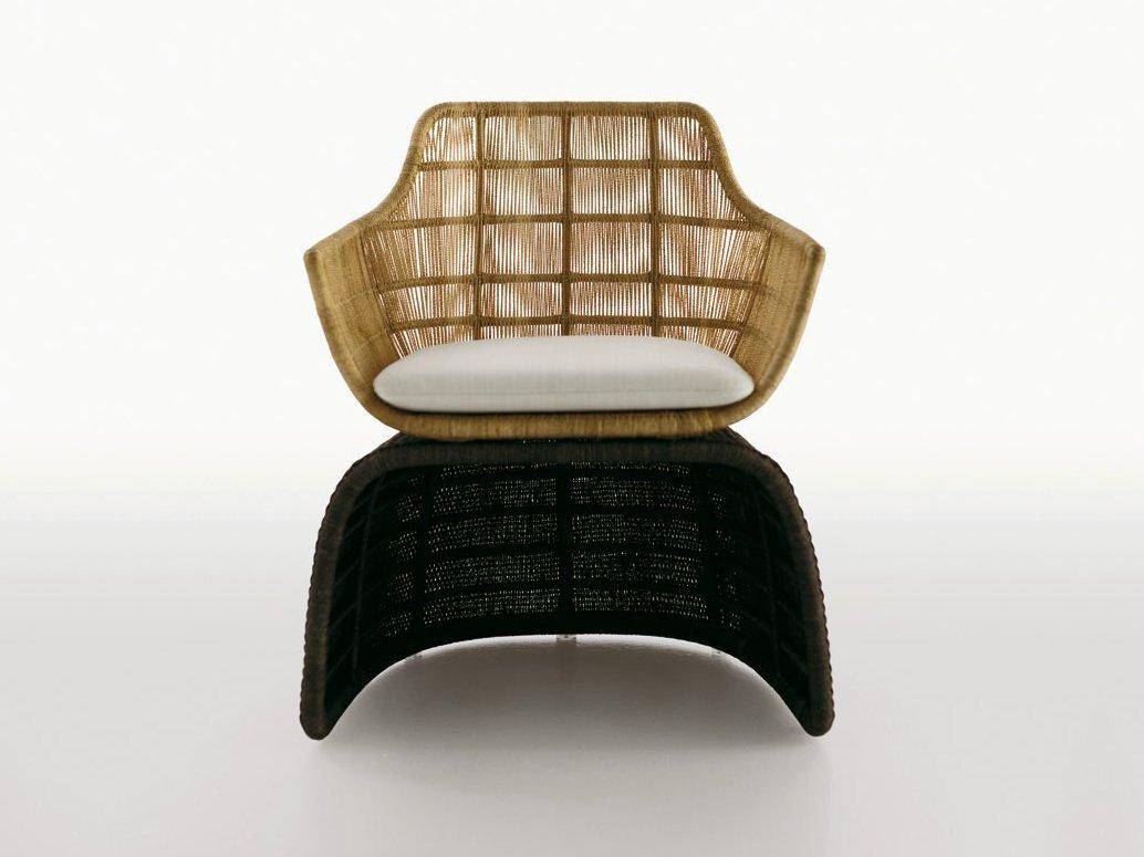 Polyethylene garden armchair | Crinoline by B&B Italia