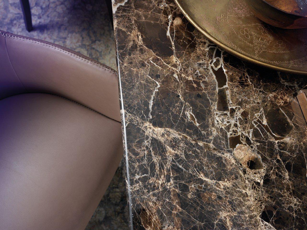 Rectangular marble table | B130 by Borzalino