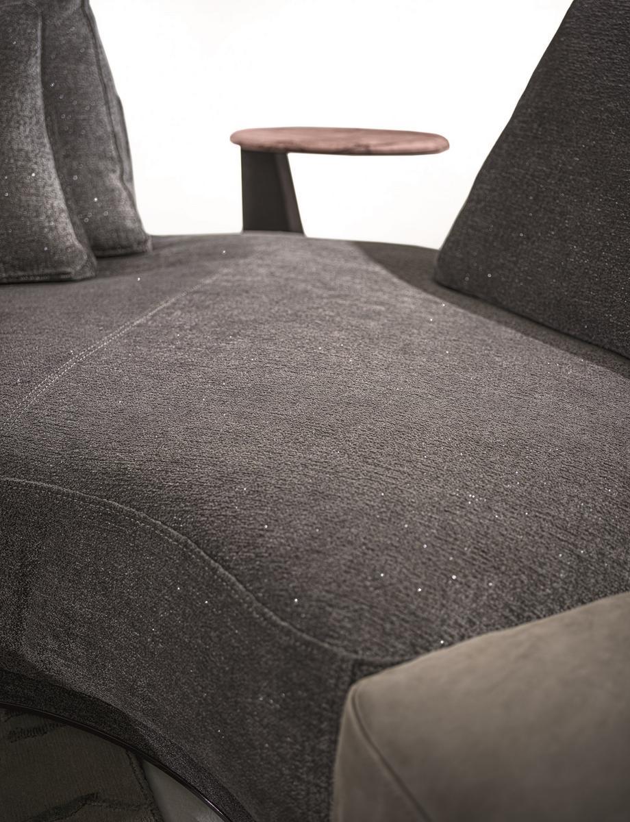 Corner velvet sofa | Atar by Longhi