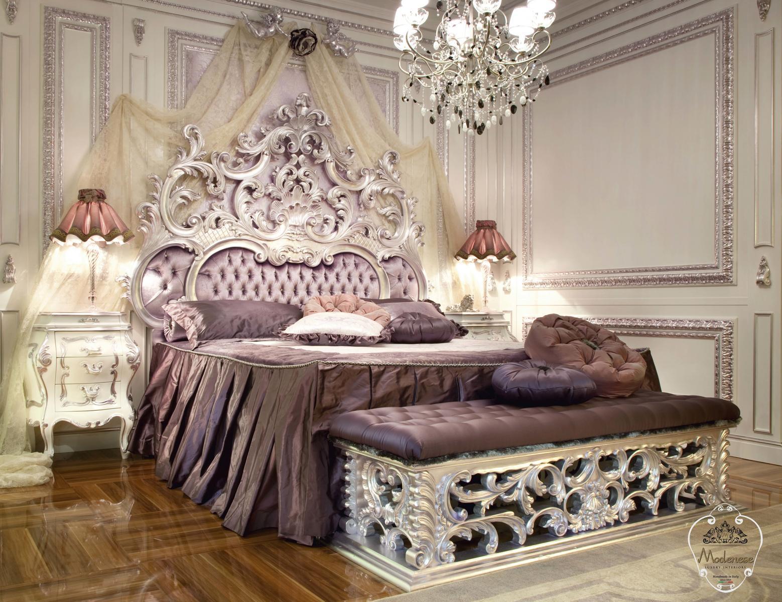 Wooden bedside table with drawers | 14210 by Modenese Gastone