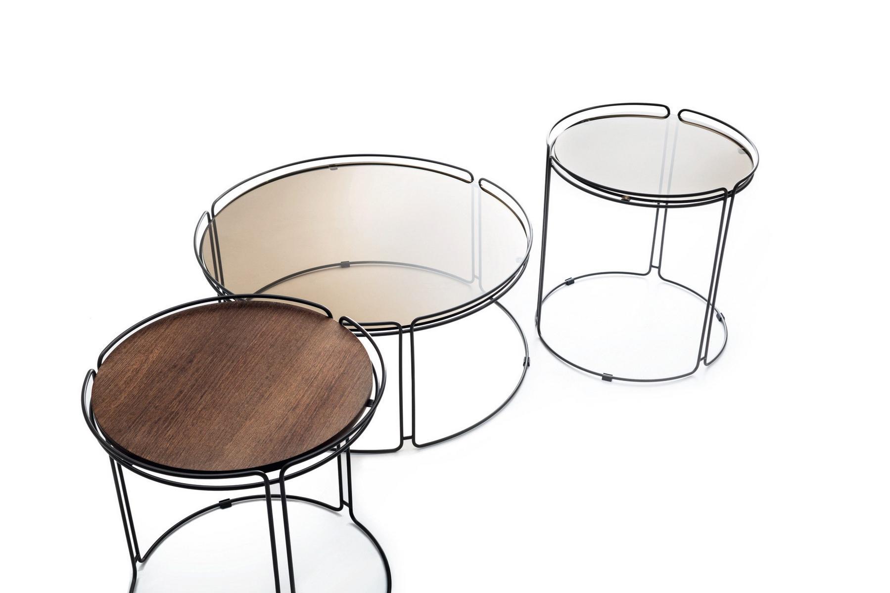 Round metal coffee table | Monolith by Ditre Italia