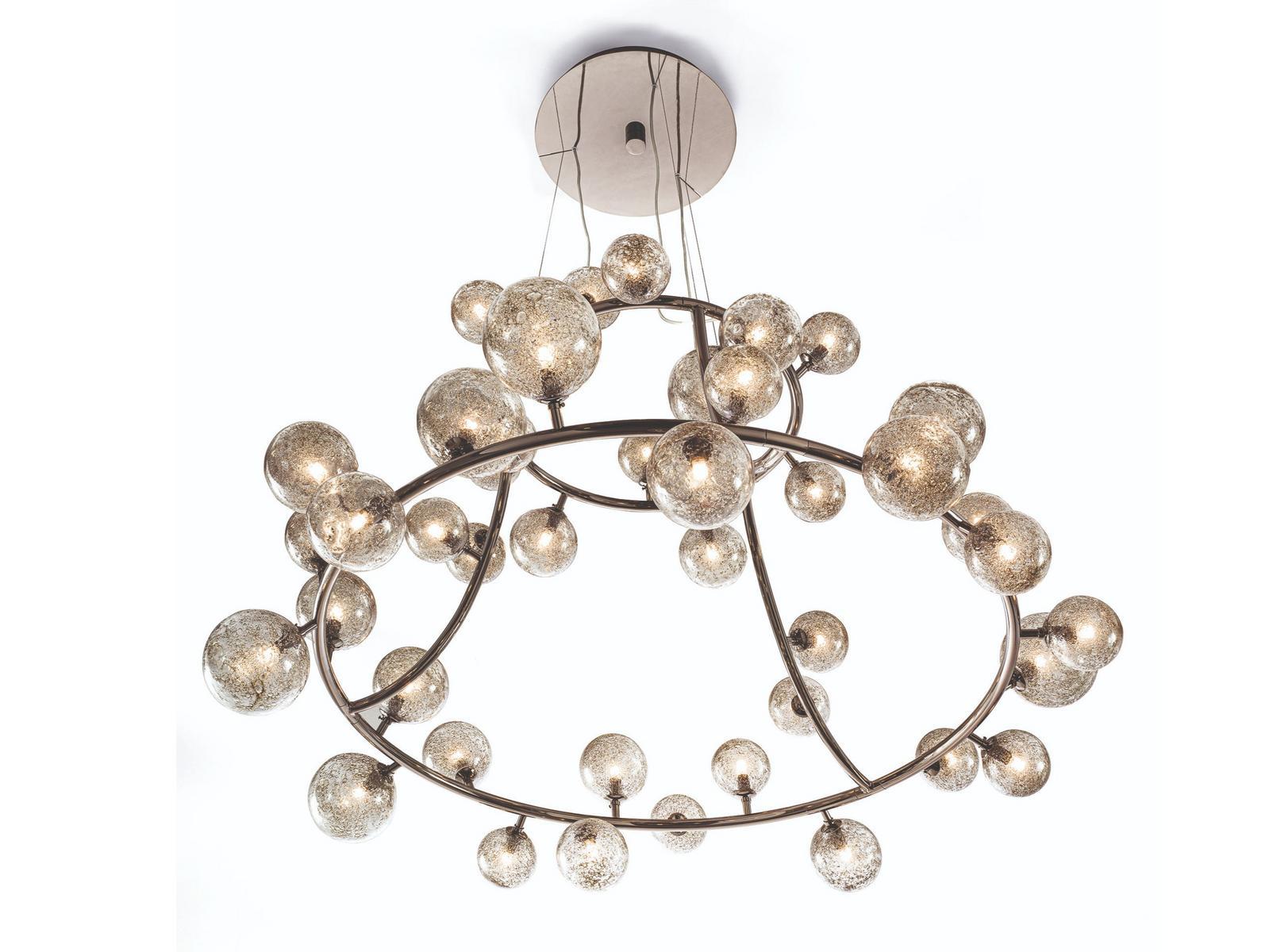 Metal pendant lamp | Ducale by Longhi