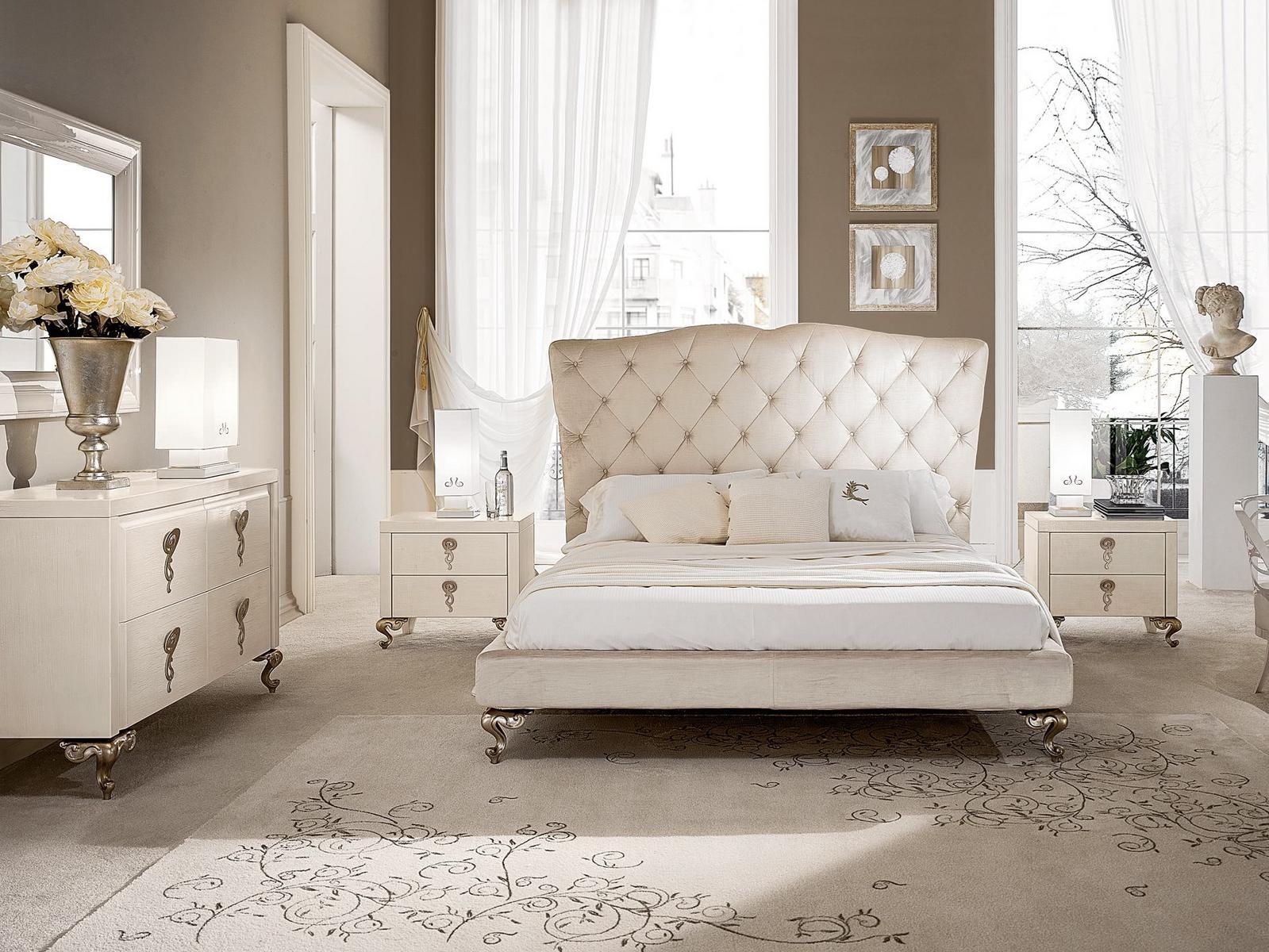 Wooden bedside table with drawers | George by Cantori