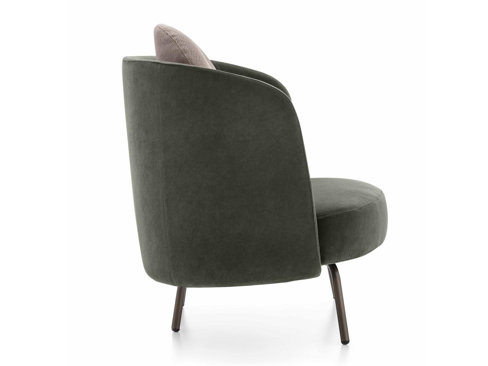 Upholstered fabric armchair | Lucia by Ditre Italia